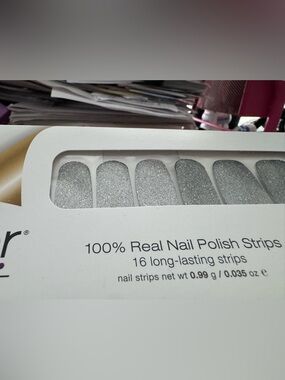 NIP- Color Street Nail Strips - Silver “Light Year”